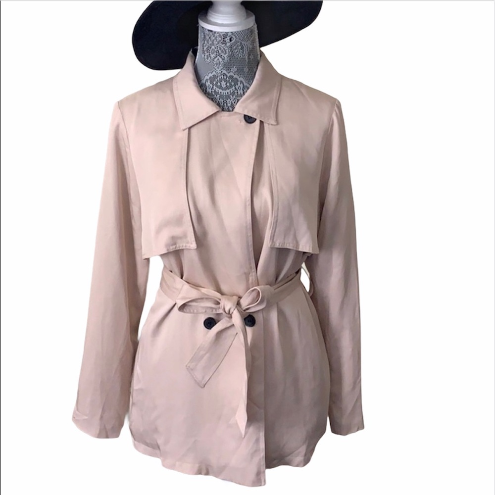 Nude Trench Coat